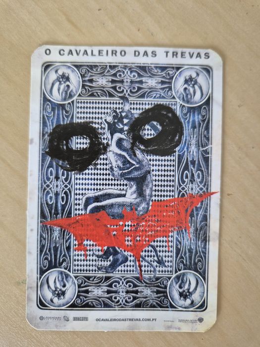 Carta de Colecionador - Joker Antestreia Batman: Cavaleiro das Trevas
