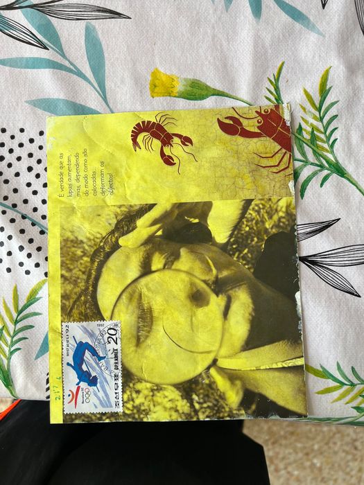 Original pintura abstrato arte pobre reciclagem feito a mao vice versa