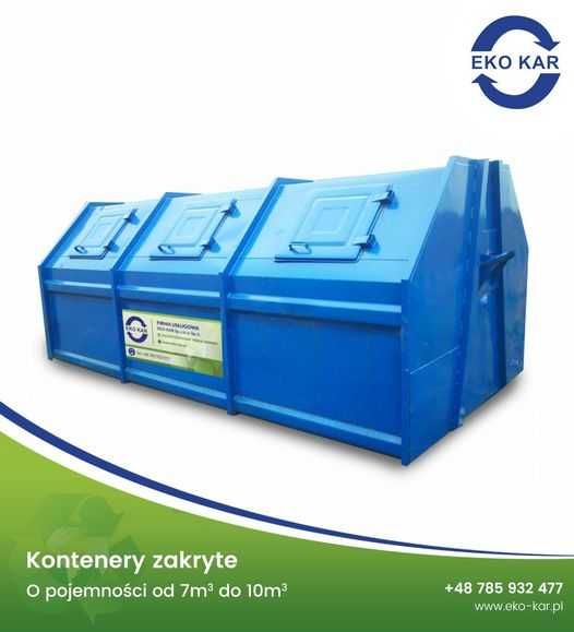 Wynajem kontenerów na odpady pobudowlane, gruz, gabaryty - EKO-KAR