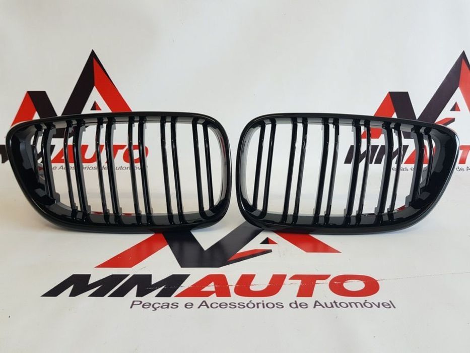 Grelhas BMW Série 2 F22 F23 look M1 Preto Brilhante
