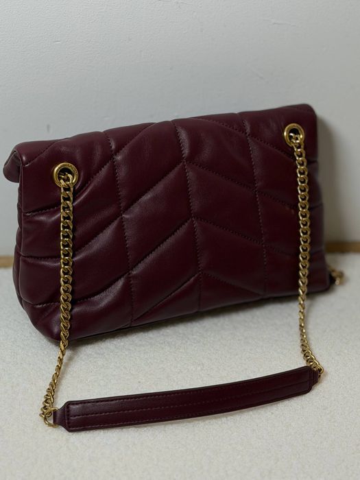 Torebka Yves Saint Laurent w kolorze bordowym