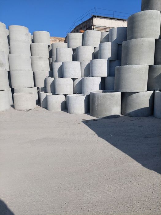 Бетонные кольца купить. Бетонные кольца для канализаци.