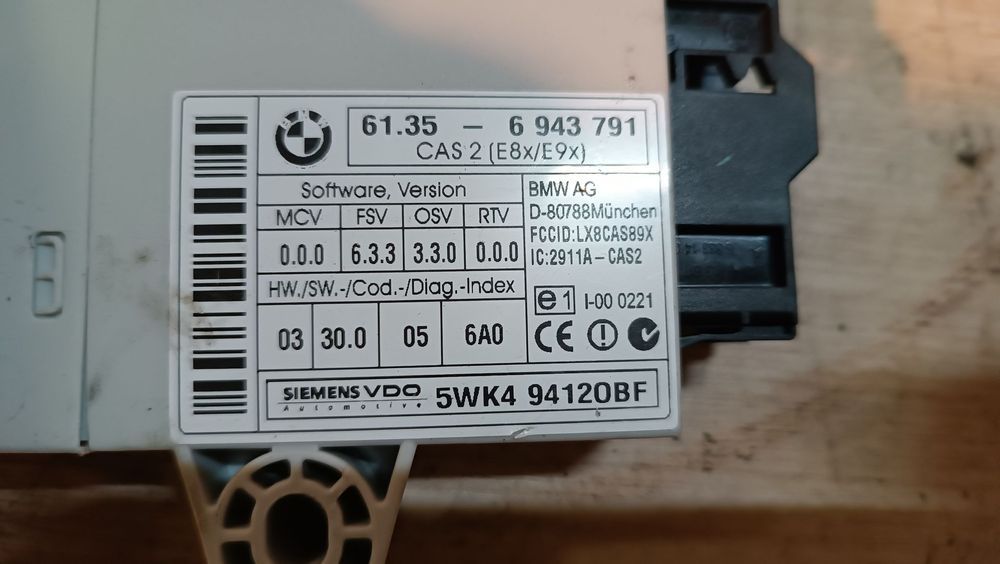 MODULO ELETRONICO CONFORT BMW SERIE 1 / 3 E81 E87 E90 6135 6943791