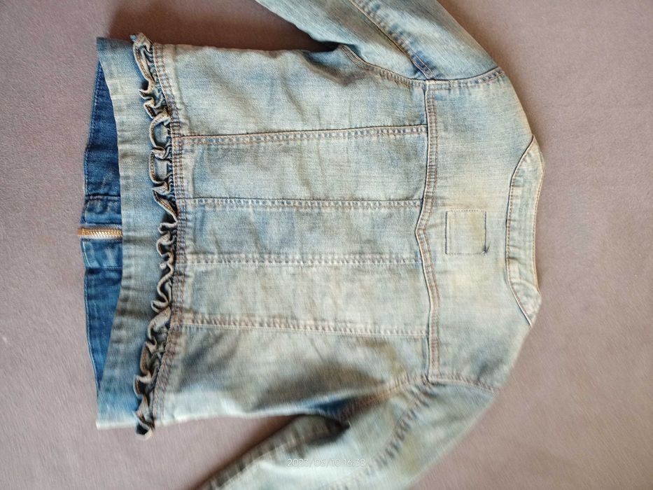 Katana bluza ramoneska dżinsowa kurtka Mayoral Chic 116 bdb