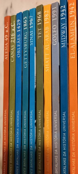 Grandes Batalhas da Historia Universa 16 livros por 15€