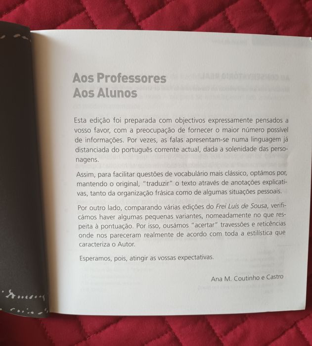 Livro - Frei Luís de Sousa