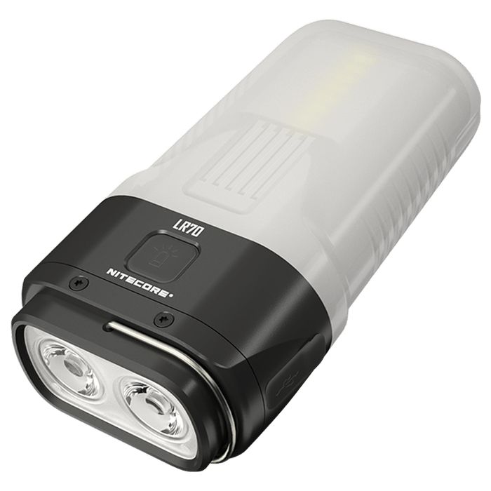 3в1 - Ліхтар кемпінговий, ручний + Power Bank Nitecore LR70, чорний