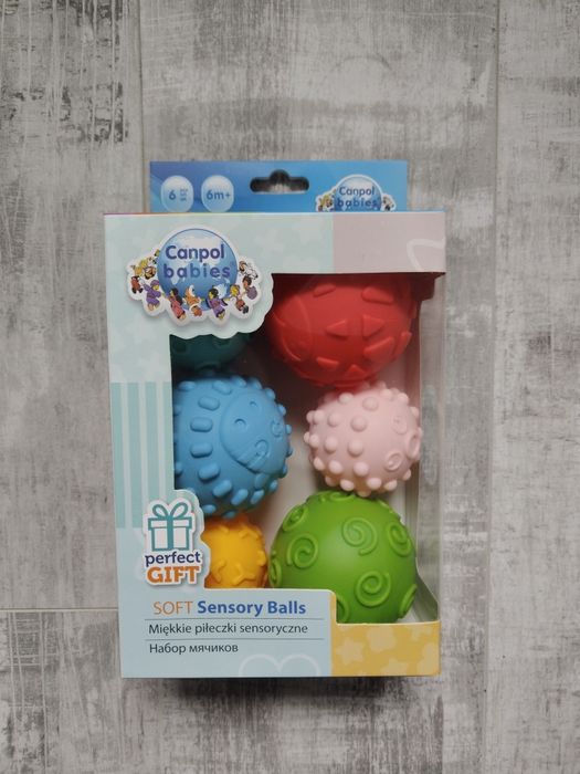Miękkie piłeczki sensoryczne Canpol babies