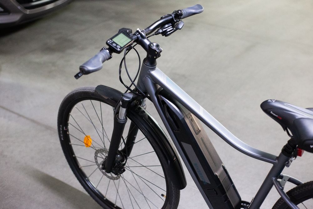 Rower elektryczny Riverside 500e roz. S M crossowy e-bike decathlon