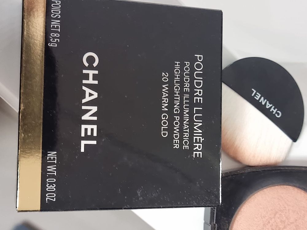 Chanel Poudre Lumiere Highlighting Powder - # 20 Warm Gold - Stylemyle