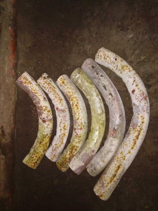 Kolano Rura stalowa fi 76mm 7,6cm kolanko rury element C gięty - 1 szt