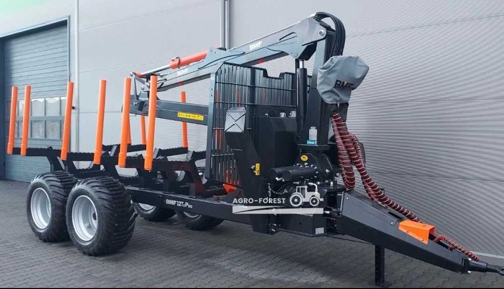 Przyczepa Leśna BMF12T 12T2Pro 750Hp 1520kg ! Prehydraulik | Chłodnica