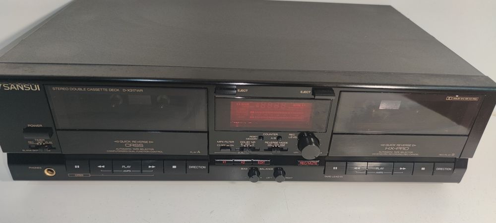 Leitor de cassetes - Sansui D-X317WR