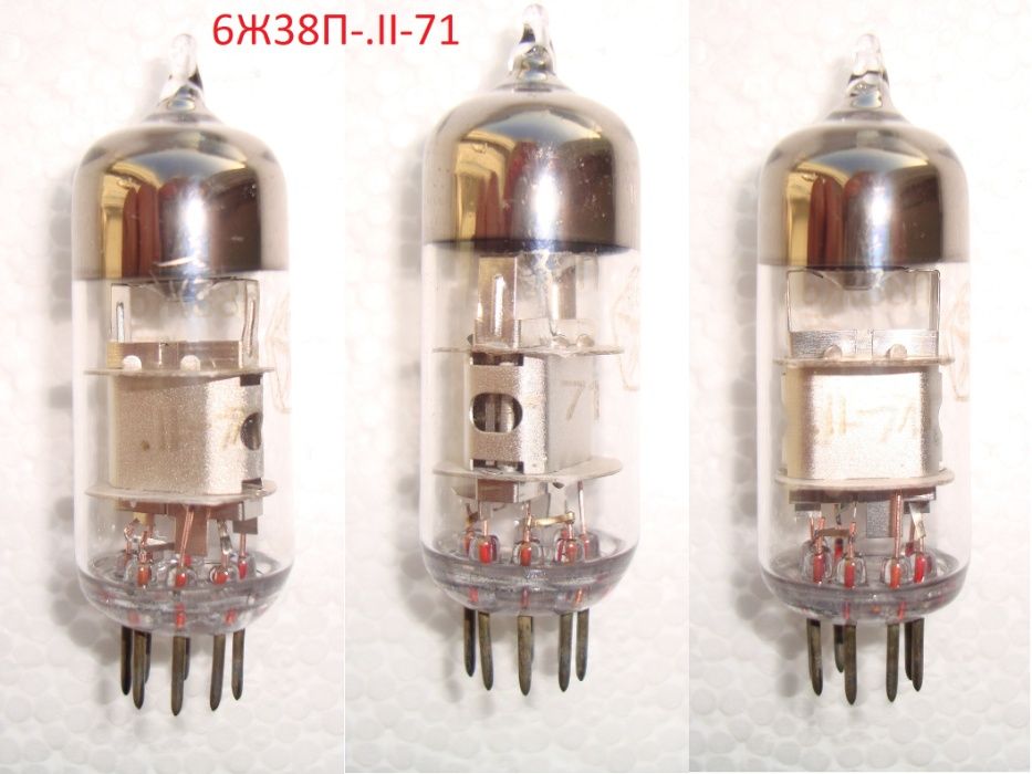 Радиолампы  6Ж1П, 6Ж38П