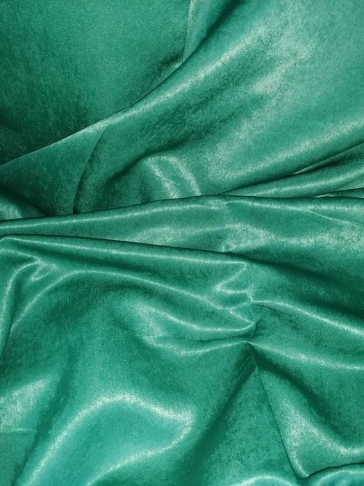 zasłony z metra MALAGA butelk zielen ,szer 280 cm zaciemniają, WYPRZED