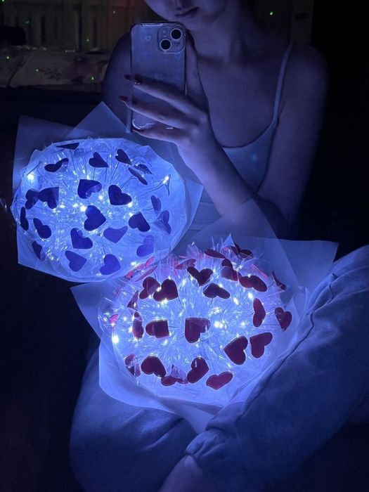 Букет із сердець