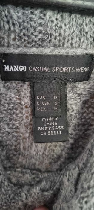 MANGO tunika Sweter rozm M