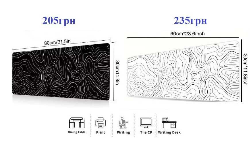 Краща ціна! Великий килимок для миші,мишки 800х300! Коврик для мышки