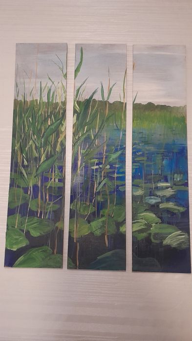 Tryptyk malarski wys. 70 cm