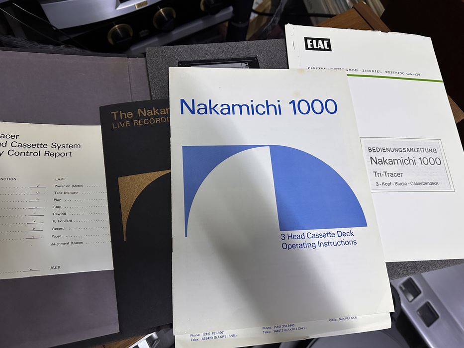 Касетний магнітофон Nakamichi 1000 Tri-Tracer