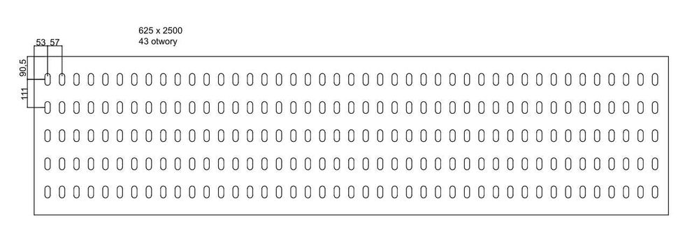 Blacha LOHR 625mm 0,5mb ocynkowana najazd laweta antypoślizgowa