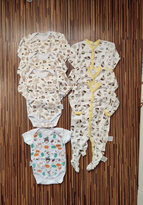 Чоловічки, боді на довгий та короткий рукав для немовлят