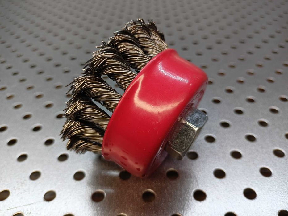 100szt. Szczotka M14 Druciana Czołowa 75mm Drut skręcany szczotka 75mm