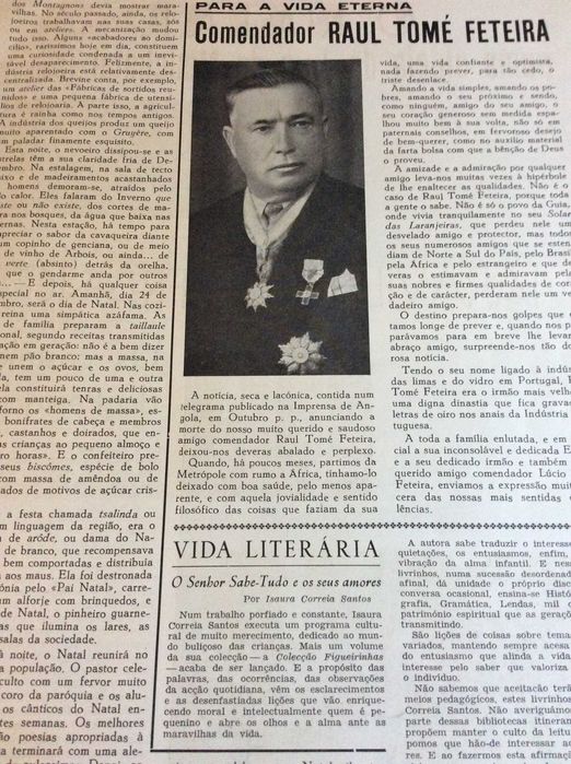 Portugal d’Aquem e d’Alem Mar – Revista Ilustrada  – Dezembro 1958