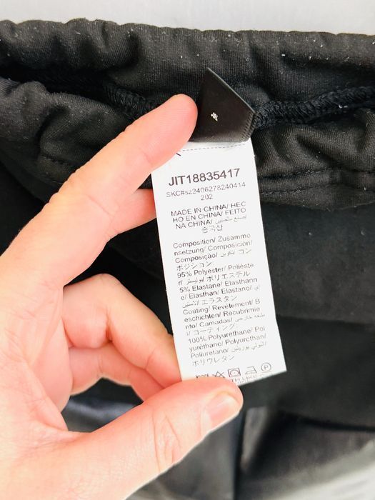 Czarne legginsy ciążowe skórzane M 38