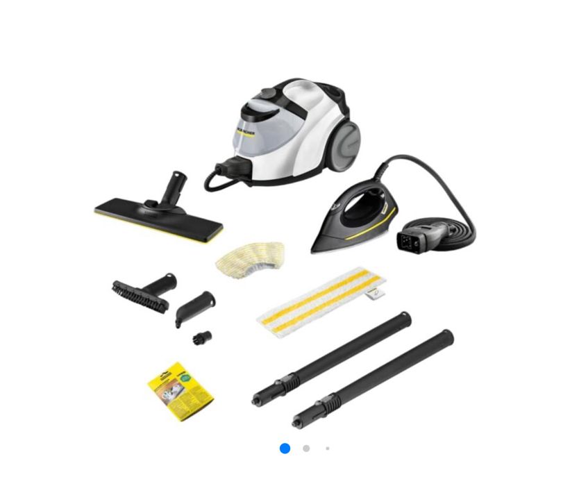 Пароочисник SC 5 EasyFix Iron + праска+ насадки для вікон та килимів