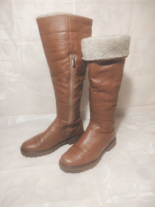 Продам чоботи шкіряні