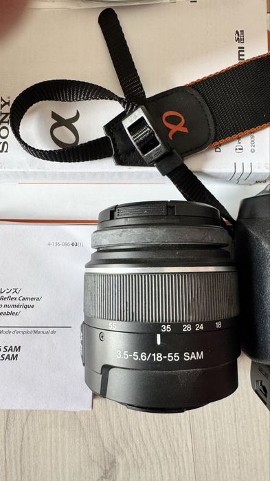 Sony Alpha 230 – Câmara DSLR Usada em Bom Estado