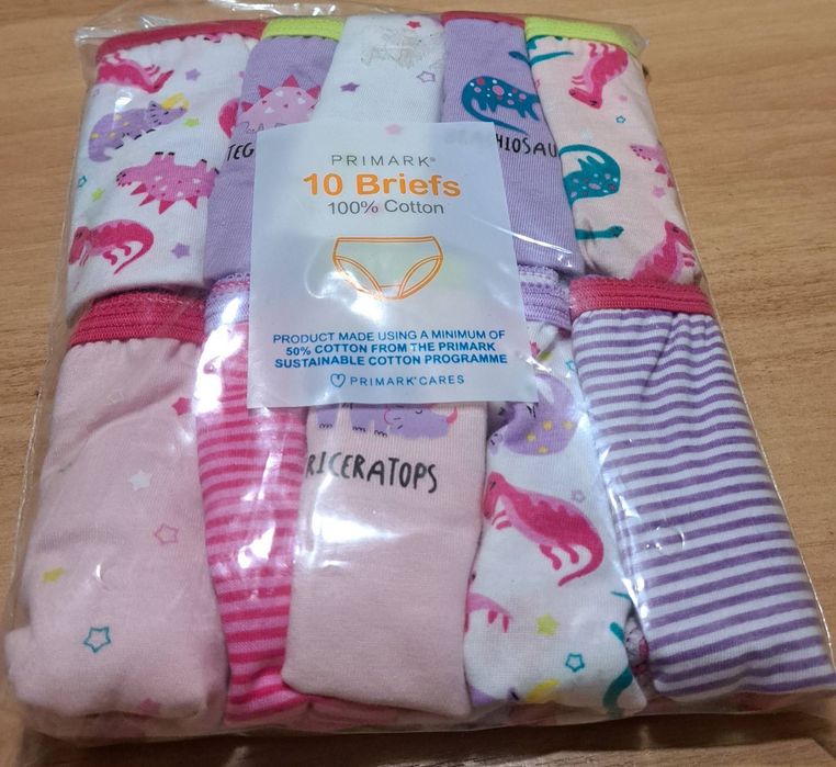 Трусики на дівчинку,вартість за 10шт.трусики на девочку primark