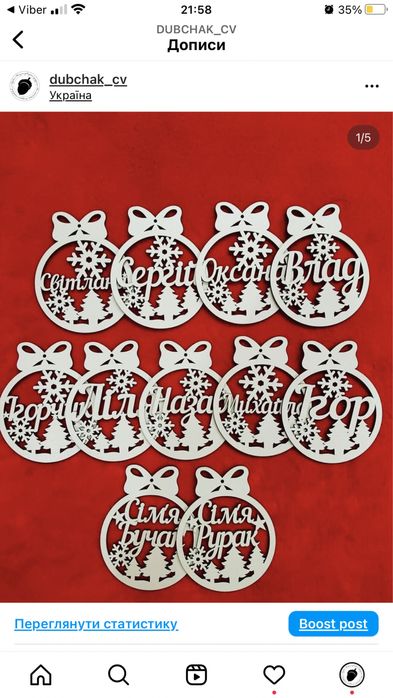 Новорічні іграшки