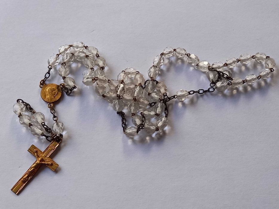 Stary różaniec .vintage