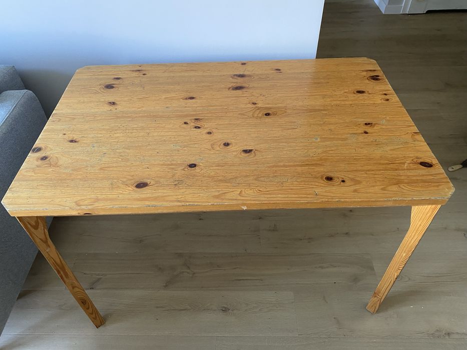 Stół litego drewna sosnowego IKEA
