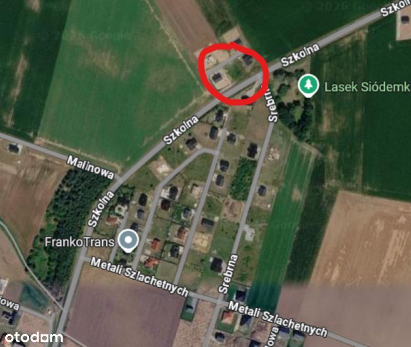 Działka budowlana z mediami Jordanów Śląski - Widok 2
