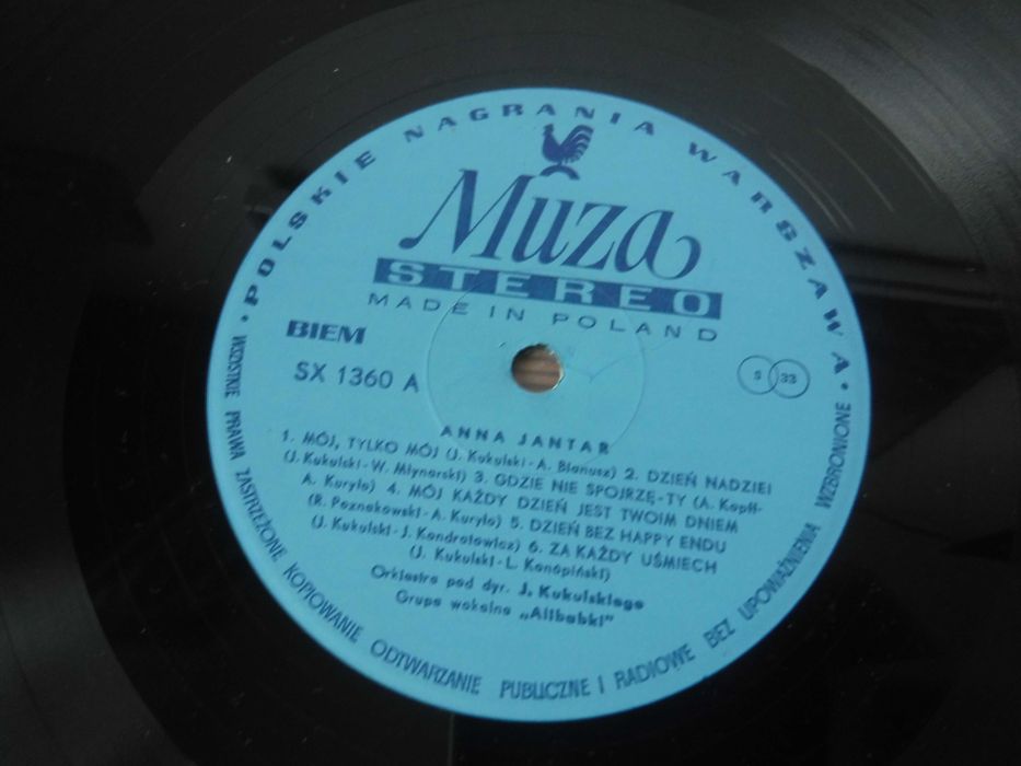 Anna Jantar - Za Każdy Uśmiech Polskie Nagrania LP