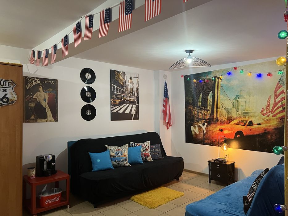 Kolorowy domek w Skorzęcinie noclegi pokój 4-os taras grill