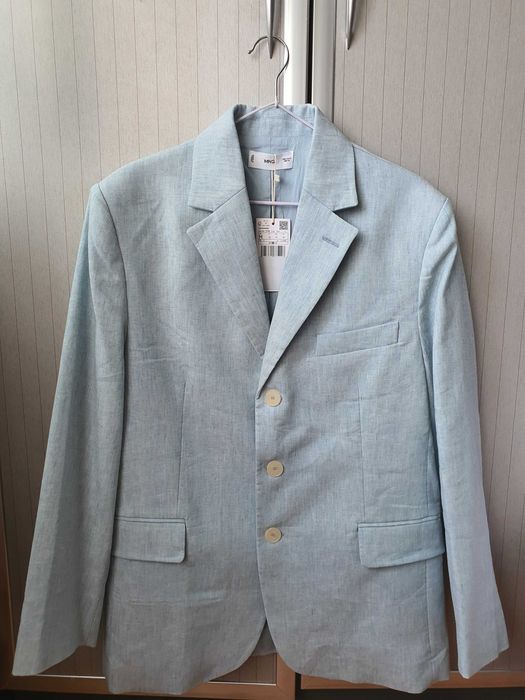 Піджак Mango льон oversize