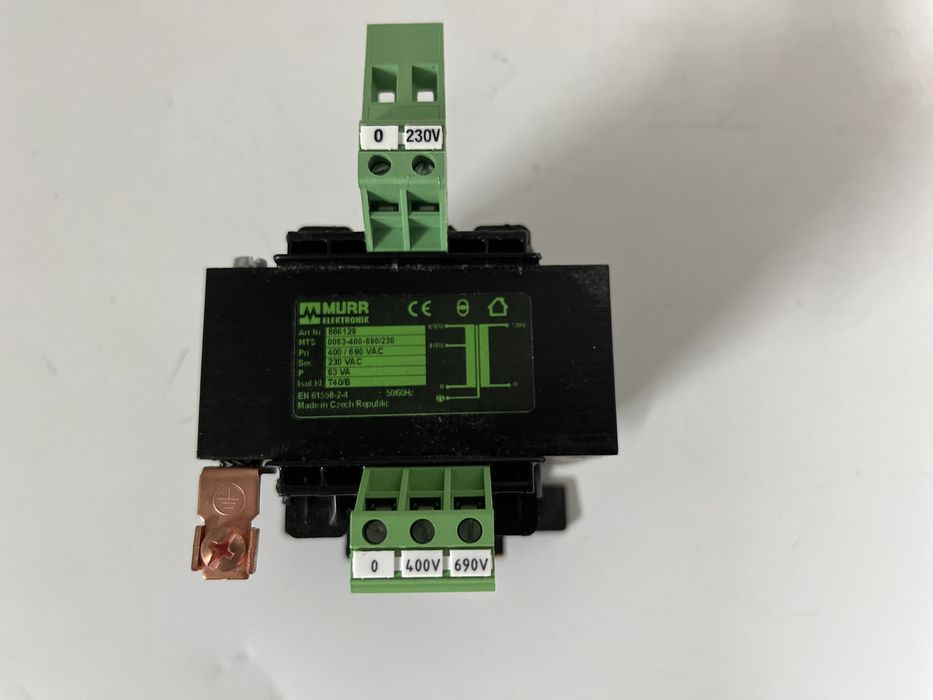 Transformador 400/690v - 230v  63VA NOVO