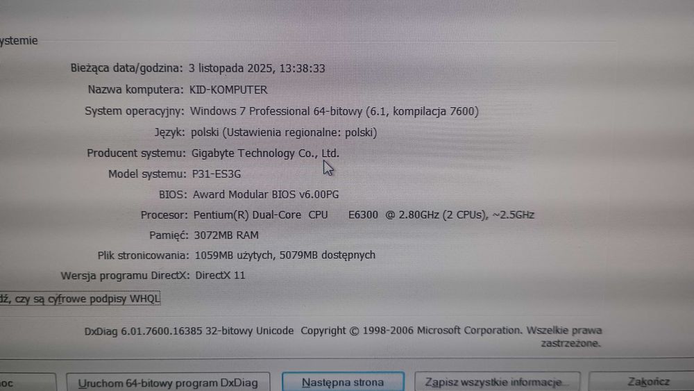 Komputer stacjonarny