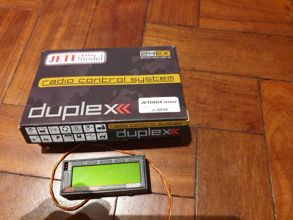 Jeti Duplex 2,4Ghz + Jeti Box Mini + Quadro ppm 12 NOVO PREÇO64309792486530122