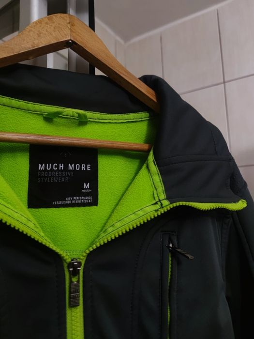 kurtka męska M  softshell Much More rozmiar M kolor ciemnoszary antrac