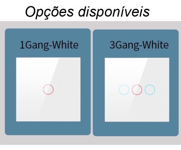 Tuya WiFi Interruptor Inteligente Funciona com Alexa - 1 Gang