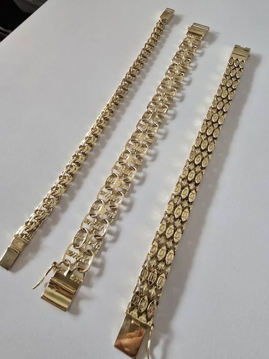 Nowe złote Bransolety Pr. 585 14K