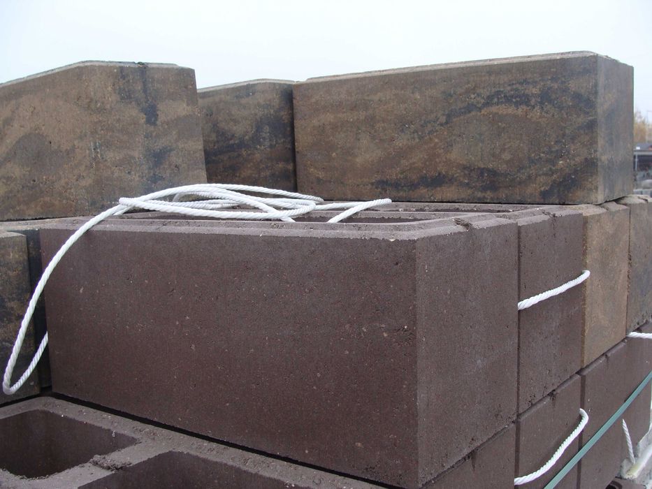 Bloczek, słupek, murek,  kolory