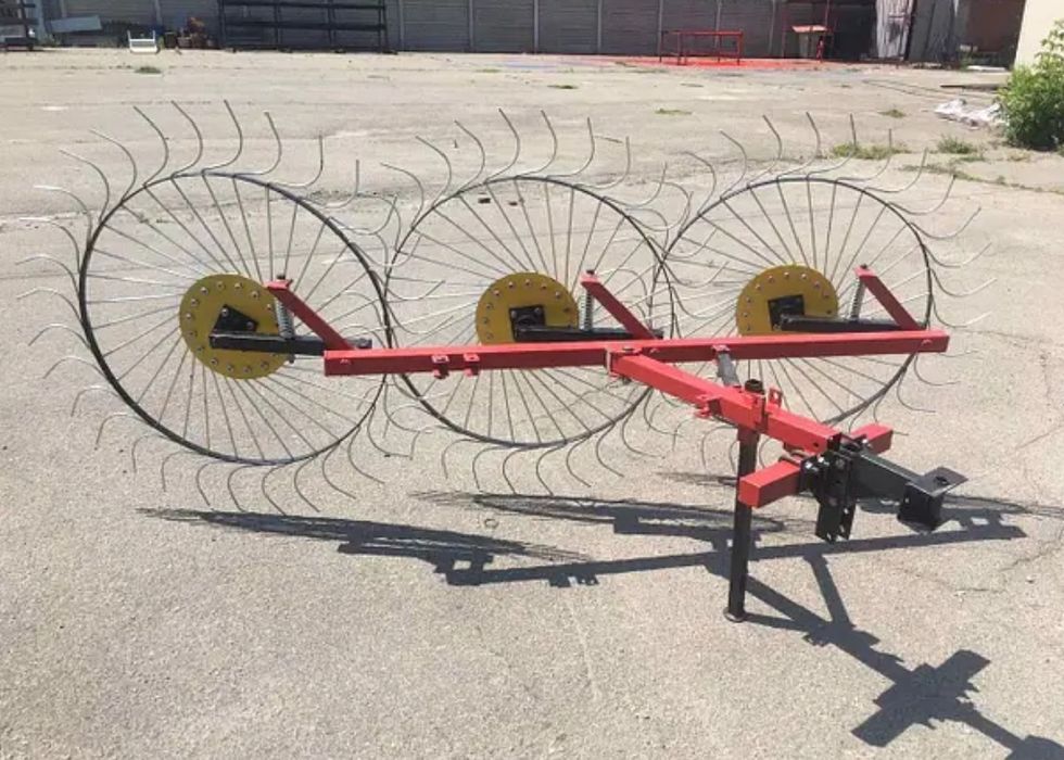 Граблі сонечко до мотоблока та мототрактора