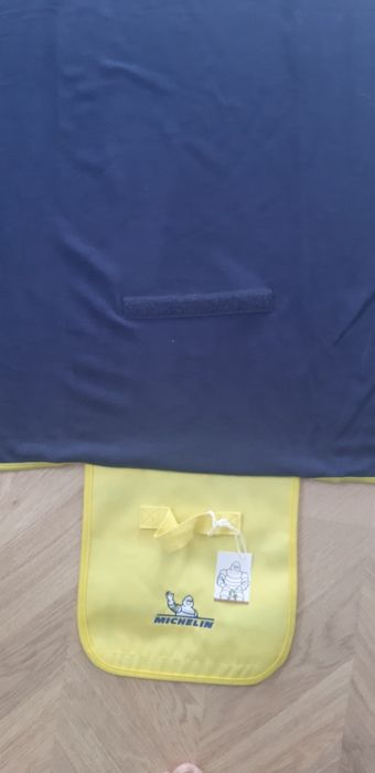 Koc polarowy piknikowy  marki Michelin 126x162 cm z logo Bibendum