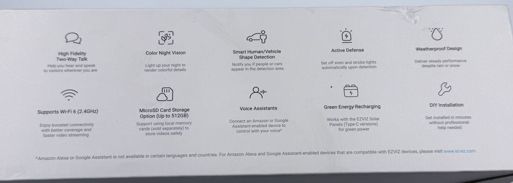 Zestaw 2x Kamera EZVIZ CB3 WiFi – bezprzewodowa, z akumulatorem